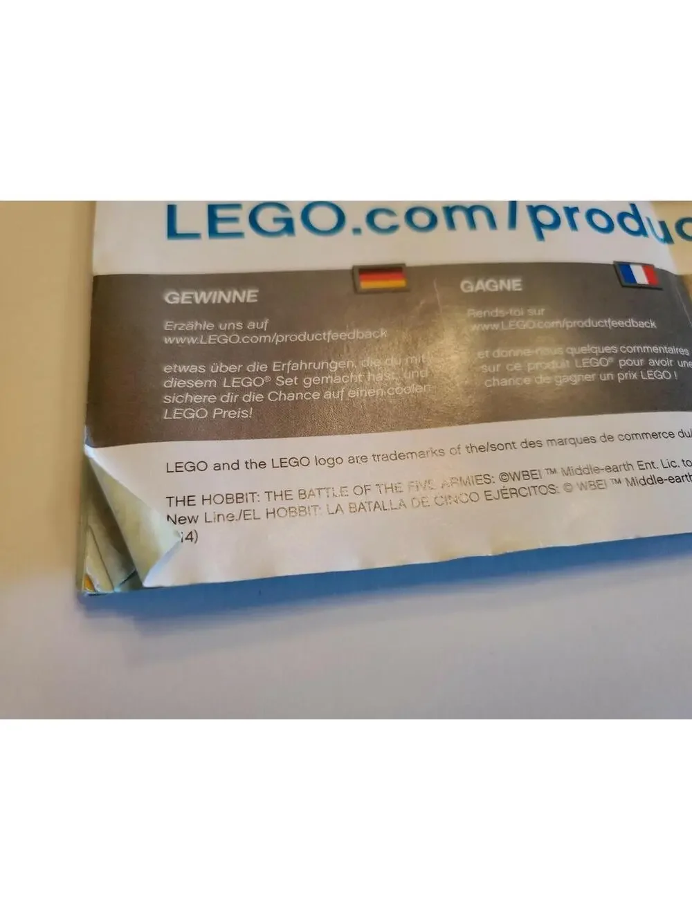 Lego The Hobbit #79016 Battle of the Five Armies Attack Instruction Booklet ONLY